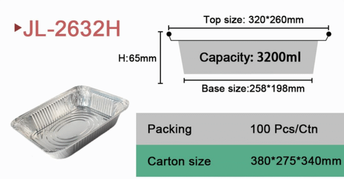 bbq roasting trays 2632h