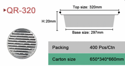 bbq roasting trays qr320